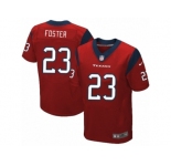 Men's Nike Houston Texans #23 Arian Foster Elite Red Alternate NFL Jersey