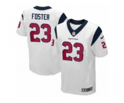 Men's Nike Houston Texans #23 Arian Foster Elite White NFL Jersey