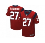 Men's Nike Houston Texans #27 D'Onta Foreman Elite Red Alternate NFL Jersey