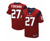 Men's Nike Houston Texans #27 D'Onta Foreman Elite Red Alternate NFL Jersey