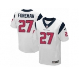 Men's Nike Houston Texans #27 D'Onta Foreman Elite White NFL Jersey
