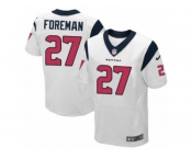 Men's Nike Houston Texans #27 D'Onta Foreman Elite White NFL Jersey