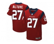 Men's Nike Houston Texans #27 Jose Altuve Elite Red Alternate NFL Jersey