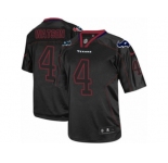 Men's Nike Houston Texans #4 Deshaun Watson Elite Lights Out Black NFL Jersey