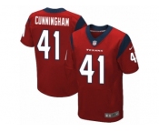 Men's Nike Houston Texans #41 Zach Cunningham Elite Red Alternate NFL Jersey