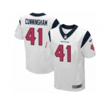 Men's Nike Houston Texans #41 Zach Cunningham Elite White NFL Jersey