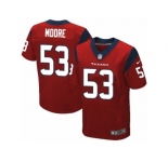 Men's Nike Houston Texans #53 Sio Moore Elite Red Alternate NFL Jersey