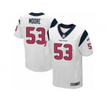 Men's Nike Houston Texans #53 Sio Moore Elite White NFL Jersey