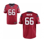 Men's Nike Houston Texans #66 Nick Martin Elite Red Alternate NFL Jersey