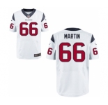 Men's Nike Houston Texans #66 Nick Martin Elite White NFL Jersey