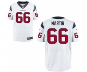 Men's Nike Houston Texans #66 Nick Martin Elite White NFL Jersey