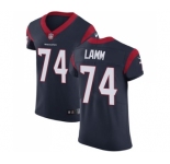 Men's Nike Houston Texans #74 Kendall Lamm Navy Blue Team Color Vapor Untouchable Elite Player NFL Jersey