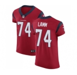 Men's Nike Houston Texans #74 Kendall Lamm Red Alternate Vapor Untouchable Elite Player NFL Jersey