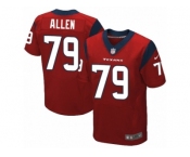 Men's Nike Houston Texans #79 Jeff Allen Elite Red Alternate NFL Jersey