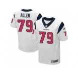 Men's Nike Houston Texans #79 Jeff Allen Elite White NFL Jersey