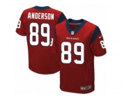 Men's Nike Houston Texans #89 Stephen Anderson Elite Red Alternate NFL Jersey