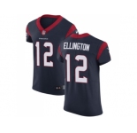 Nike Houston Texans #12 Bruce Ellington Navy Blue Team Color Men Stitched NFL Vapor Untouchable Elite Jersey