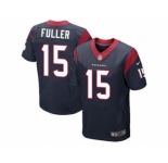 Nike Houston Texans #15 Will Fuller Navy Blue Team Color Men's Stitched NFL Elite Jersey