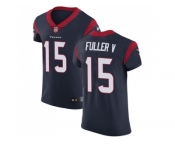 Nike Houston Texans #15 Will Fuller V Navy Blue Team Color Men Stitched NFL Vapor Untouchable Elite Jersey