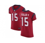 Nike Houston Texans #15 Will Fuller V Red Alternate Men Stitched NFL Vapor Untouchable Elite Jersey