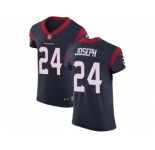 Nike Houston Texans #24 Johnathan Joseph Navy Blue Team Color Men Stitched NFL Vapor Untouchable Elite Jersey