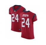 Nike Houston Texans #24 Johnathan Joseph Red Alternate Men Stitched NFL Vapor Untouchable Elite Jersey