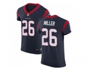 Nike Houston Texans #26 Lamar Miller Navy Blue Team Color Men Stitched NFL Vapor Untouchable Elite Jersey