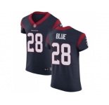 Nike Houston Texans #28 Alfred Blue Navy Blue Team Color Men Stitched NFL Vapor Untouchable Elite Jersey