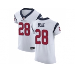Nike Houston Texans #28 Alfred Blue White Men Stitched NFL Vapor Untouchable Elite Jersey