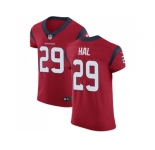 Nike Houston Texans #29 Andre Hal Red Alternate Men Stitched NFL Vapor Untouchable Elite Jersey