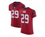 Nike Houston Texans #29 Andre Hal Red Alternate Men Stitched NFL Vapor Untouchable Elite Jersey