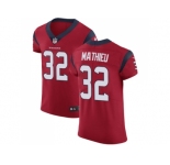 Nike Houston Texans #32 Tyrann Mathieu Red Alternate Men Stitched NFL Vapor Untouchable Elite Jersey