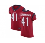 Nike Houston Texans #41 Zach Cunningham Red Alternate Men Stitched NFL Vapor Untouchable Elite Jersey