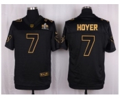 Nike Houston Texans #7 Brian Hoyer Black Pro Line Gold Collection Jersey[Elite]