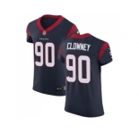 Nike Houston Texans #90 Jadeveon Clowney Navy Blue Team Color Men Stitched NFL Vapor Untouchable Elite Jersey
