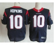 nike nfl jerseys houston texans #10 hopkins dk.blue[Elite]