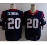 nike nfl jerseys houston texans #20 clemons dk.blue[Elite][clemons]