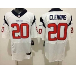 nike nfl jerseys houston texans #20 clemons white[Elite][clemons]