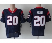 nike nfl jerseys houston texans #20 ed reed dk.blue[Elite]