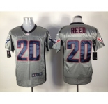 nike nfl jerseys houston texans #20 ed reed grey[Elite shadow]