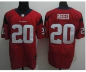 nike nfl jerseys houston texans #20 ed reed red[Elite]
