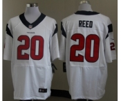 nike nfl jerseys houston texans #20 ed reed white[Elite]