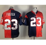 nike nfl jerseys houston texans #23 foster blue-red[Elite split]