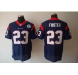 nike nfl jerseys houston texans #23 foster blue[Elite 50th Patch]