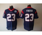 nike nfl jerseys houston texans #23 foster blue[Elite 50th Patch]