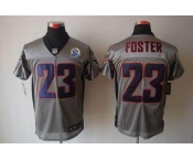 nike nfl jerseys houston texans #23 foster grey[Elite shadow 50th Patch]