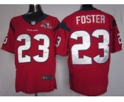 nike nfl jerseys houston texans #23 foster red[10th patch elite]