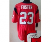 nike nfl jerseys houston texans #23 foster red[Elite signature]