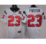 nike nfl jerseys houston texans #23 foster white[10th patch elite]