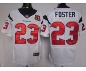 nike nfl jerseys houston texans #23 foster white[10th patch elite]